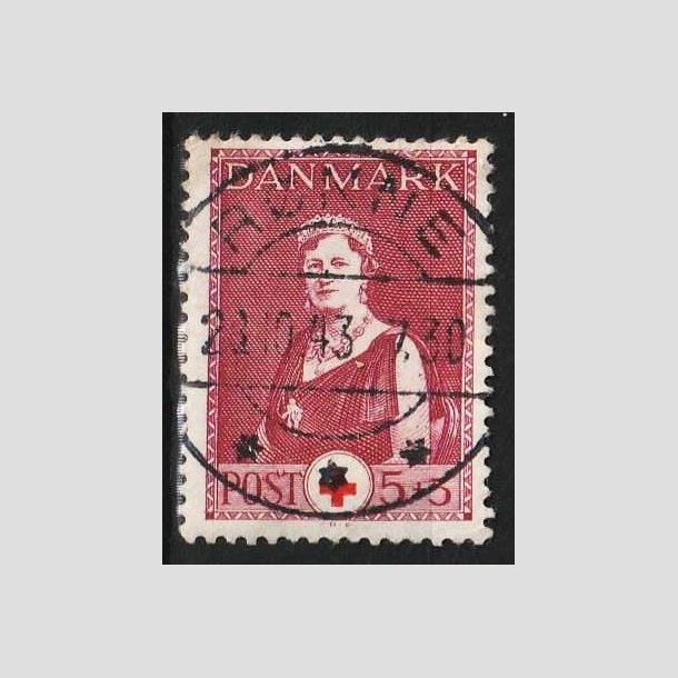 FRIMRKER DANMARK | 1940 - AFA 267 - Dronning Alexandrine Rde Kors - 5 + 3 re - Pragt Stemplet