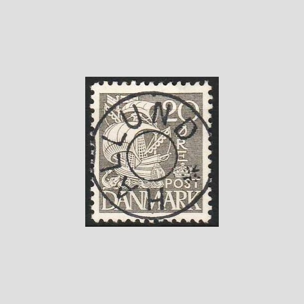 FRIMRKER DANMARK | 1933 - AFA 204 - Karavel 20 re gr Type I - Pragt Stemplet Hallund