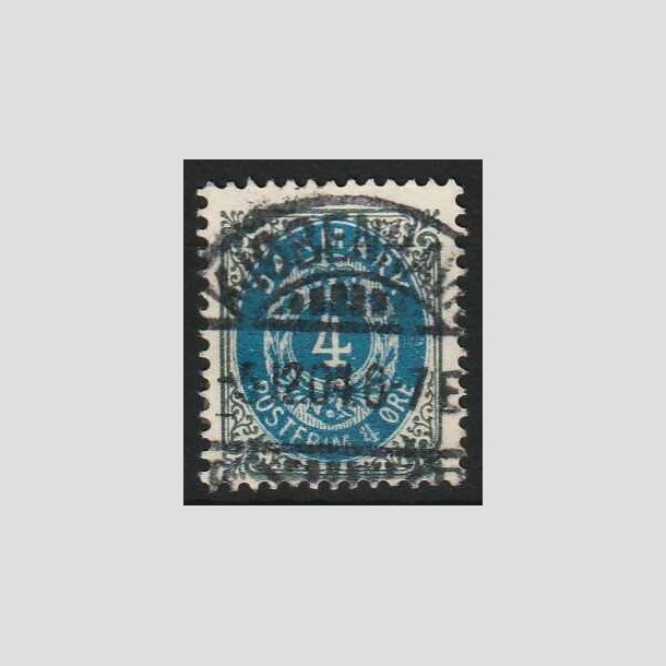FRIMRKER DANMARK | 1895 - AFA 23B - 4 re gr/bl - Lux Stemplet