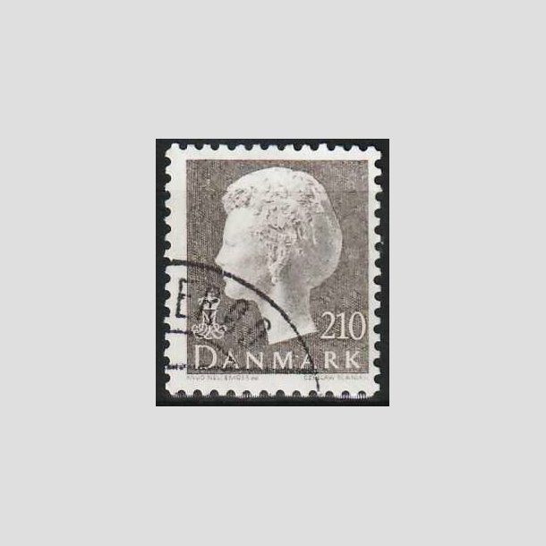 FRIMRKER DANMARK | 1980 - AFA 706 - Dronning Margrethe - 210 re gr - Pnt Stemplet
