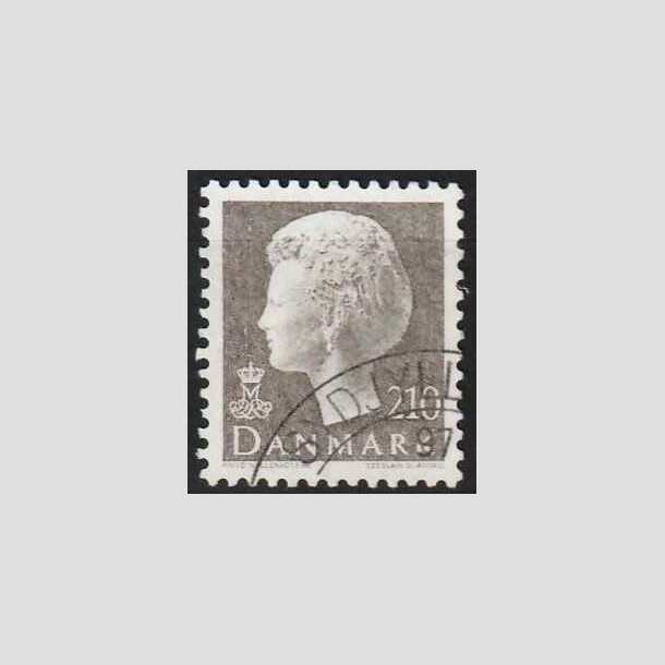 FRIMRKER DANMARK | 1980 - AFA 706 - Dronning Margrethe - 210 re gr - Pnt Stemplet