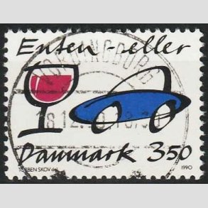 FRIMRKER DANMARK | 1990 - AFA 981 - Spritbilisme - 3,50 Kr. flerfarvet - Pragt Stemplet