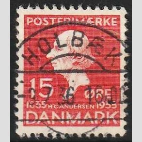 FRIMRKER DANMARK | 1935 - AFA 226 - H. C. Andersen 15 re rd - Lux Stemplet Holbk