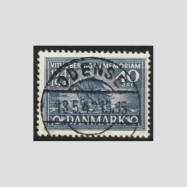FRIMRKER DANMARK | 1941 - AFA 272 - Vitus Bering 40 re bl - Lux Stemplet 