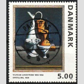 FRIMRKER DANMARK | 1993 - AFA 1057 - Maleriserie 6. - 5,00 Kr. - Pragt Stemplet Padborg