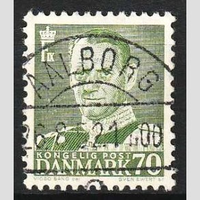 FRIMRKER DANMARK | 1950 - AFA 324 - Fr. IX 70 re mrkgrn - Lux Stemplet Aalborg