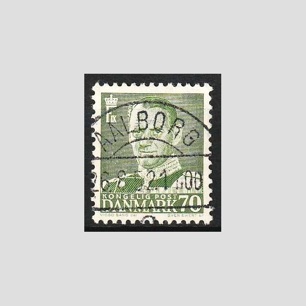 FRIMRKER DANMARK | 1950 - AFA 324 - Fr. IX 70 re mrkgrn - Lux Stemplet Aalborg