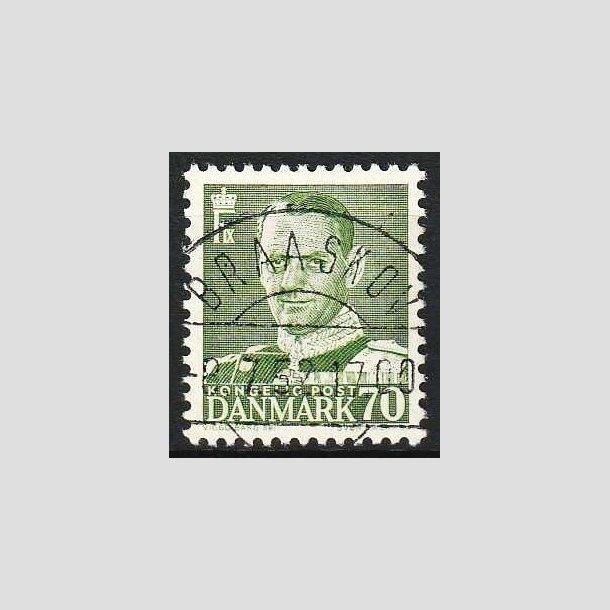 FRIMRKER DANMARK | 1950 - AFA 324 - Fr. IX 70 re mrkgrn - Lux Stemplet Braastrup