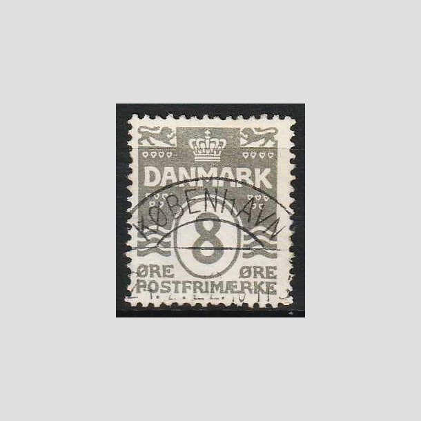 FRIMRKER DANMARK | 1921-22 - AFA 123 - Blgelinie 8 re gr - Lux Stemplet 