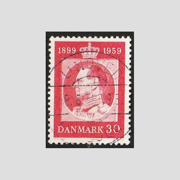 FRIMRKER DANMARK | 1959 - AFA 374 - Frederik IX 60 r - 30 re rd - Pragt Stemplet Lindved