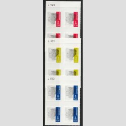 FRIMRKER DANMARK | 2010 - AFA 1606E+08E+09E - Dronning Margrethe II - Marginal 4-blokke - Postfrisk