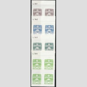 FRIMRKER DANMARK | 2010 - AFA 1445E-1530E - Blgelinie - 50-500 re i blokst - Postfrisk