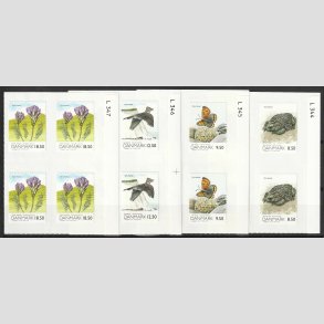 FRIMRKER DANMARK | 2010 - AFA 1600E-03E - Danmarks natur III - Marginal 4-blokst - Postfrisk