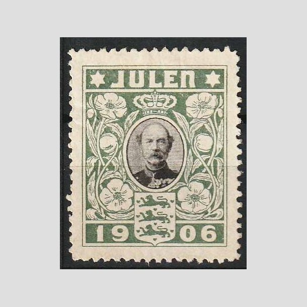 JULEMRKER DANMARK | 1906 - Kong Christian IX - Ubrugt