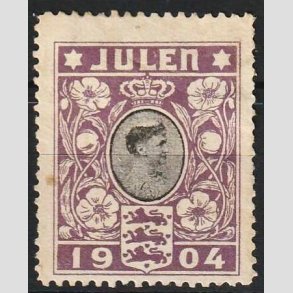 JULEMRKER DANMARK | 1904 - Dronning Louise - Ubrugt
