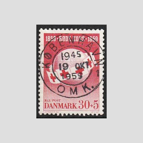 FRIMRKER DANMARK | 1959 - AFA 378 - Rde Kors - 30 + 5 re rd - Pragt Stemplet 