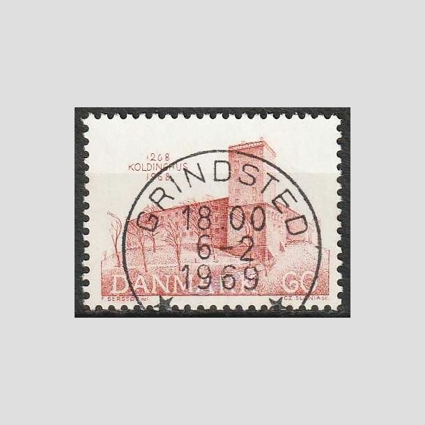 FRIMRKER DANMARK | 1968 - AFA 471 - Koldinghus slot 700 r - 60 re - Pragt Stemplet Grindsted
