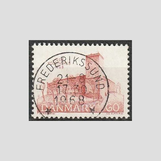 FRIMRKER DANMARK | 1968 - AFA 471 - Koldinghus slot 700 r - 60 re - Pragt Stemplet Frederikssund
