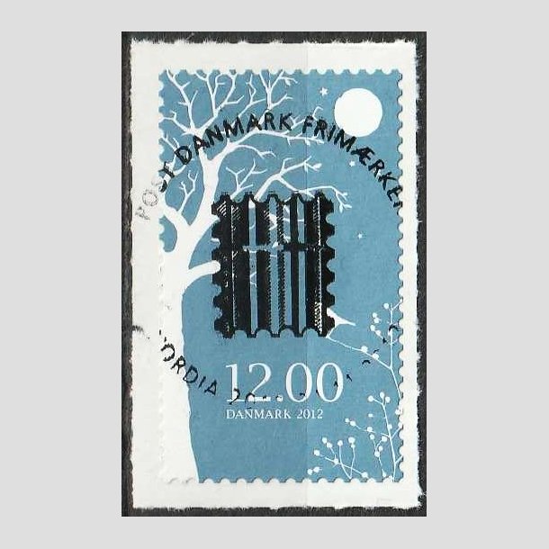 FRIMRKER DANMARK | 2012 - AFA 1723 - Vinter - 12,00 Kr. flerfarvet - Stemplet