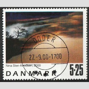 FRIMRKER DANMARK | 2000 - AFA 1262 - Frimrkekunst 3. - 5,25 Kr. - Pragt Stemplet