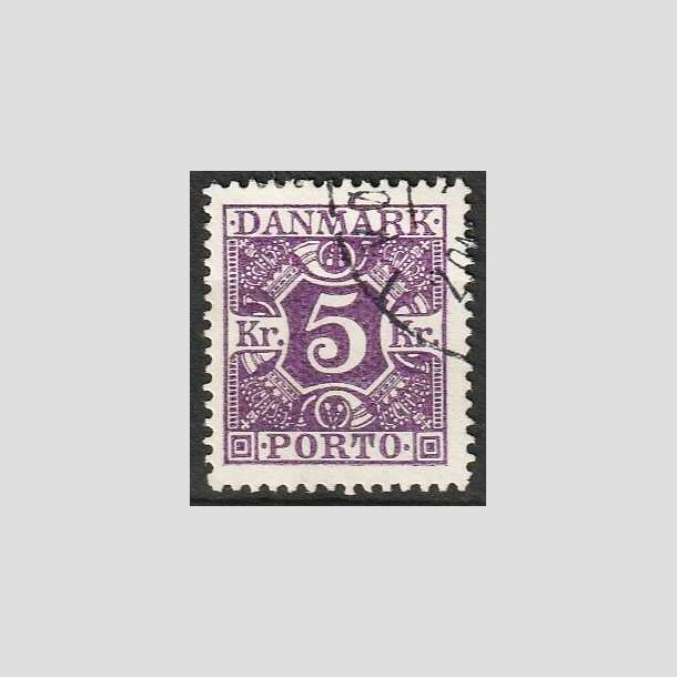 FRIMRKER DANMARK | 1921-25 - AFA 16 - 5 kr. violet - Stemplet