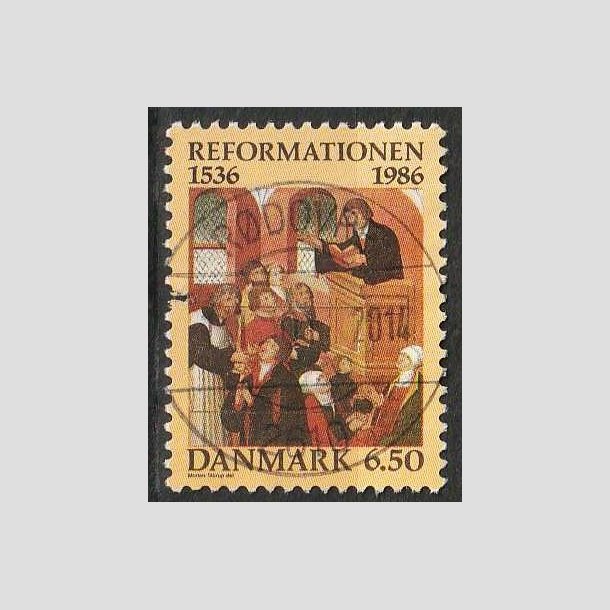 FRIMRKER DANMARK | 1986 - AFA 874 - Reformationen - 6,50 Kr. flerfarvet - Pragt Stemplet