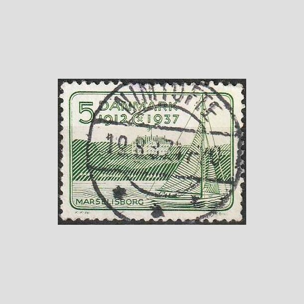 FRIMRKER DANMARK | 1937 - AFA 239 - Chr. X 25 re jubilum 5 re - Lux Stemplet Nimtofte
