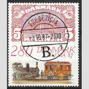 FRIMRKER DANMARK | 1987 - AFA 888 - Hafnia 87 - 2,80 Kr. flerfarvet - Lux Stemplet Fredericia