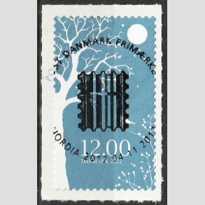 FRIMRKER DANMARK | 2012 - AFA 1723 - Vinter - 12,00 Kr. flerfarvet - Stemplet