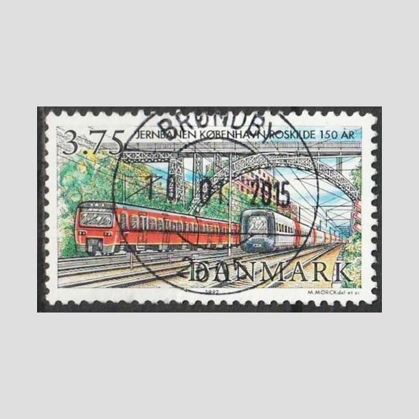 FRIMRKER DANMARK | 1997 - AFA 1148 - Kbenhavn-Roskilde - 3,75 Kr. flerfarvet - Lux Stemplet