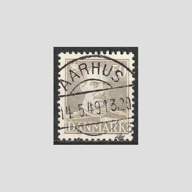 FRIMRKER DANMARK | 1945 - AFA 289 - Chr. X 50 re gr - Lux Stemplet 