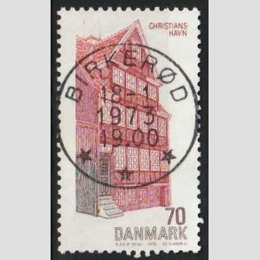 FRIM�RKER DANMARK | 1972 - AFA 540 - Dansk bygningskunst - 70 �re - Pragt Stemplet Birker�d