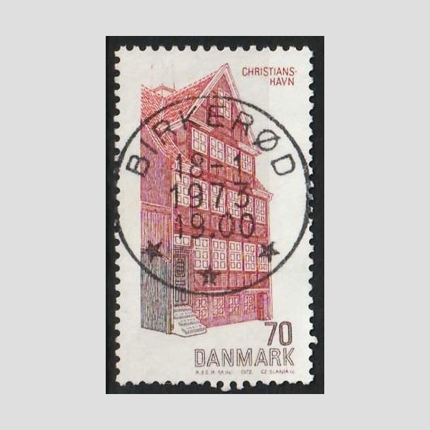 FRIMRKER DANMARK | 1972 - AFA 540 - Dansk bygningskunst - 70 re - Pragt Stemplet Birkerd
