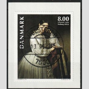 FRIMRKER DANMARK | 2012 - AFA 1718 - Johanne Luise Heiberg - 8,00 Kr. flerfarvet - Pragt Stemplet 