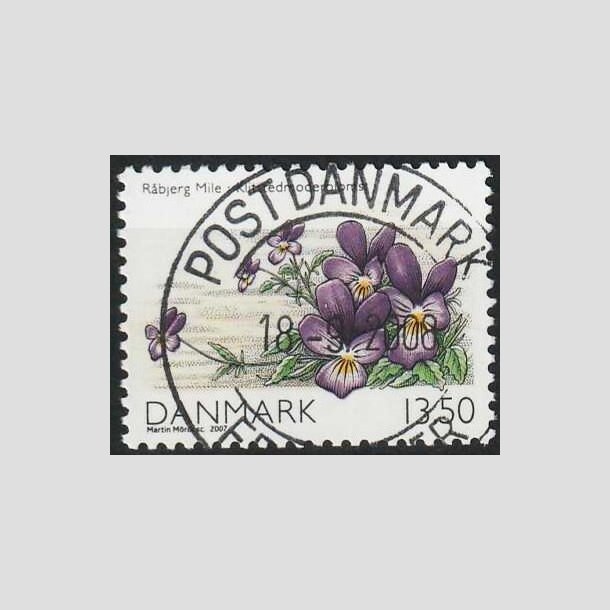 FRIMRKER DANMARK | 2007 - AFA 1515 - Danmarks natur I - 13,50 Kr. - Pragt Stemplet