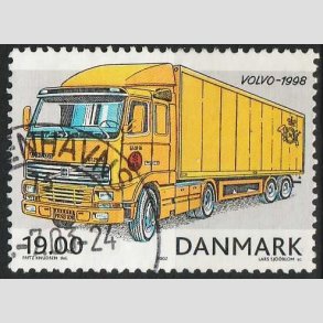 FRIMRKER DANMARK | 2002 - AFA 1324 - Postkretjer - 19,00 Kr. Volvo FH12 - Pnt Stemplet