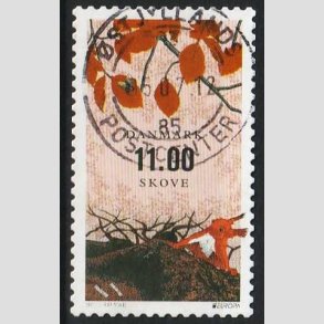 FRIMRKER DANMARK | 2011 - AFA 1659 - Europamrker, skove - 11,00 Kr. flerfarvet - Pnt Stemplet