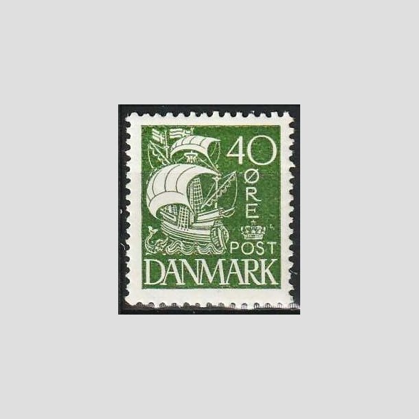 FRIMRKER DANMARK | 1927 - AFA 174 - Karavel 40 re grn - Ubrugt