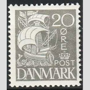 FRIM�RKER DANMARK | 1927 - AFA 170 - Karavel 20 �re gr� - Postfrisk