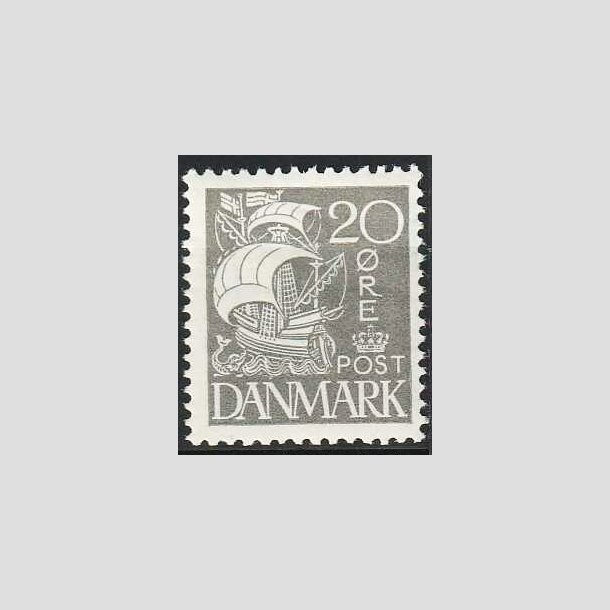 FRIMRKER DANMARK | 1927 - AFA 170 - Karavel 20 re gr - Postfrisk
