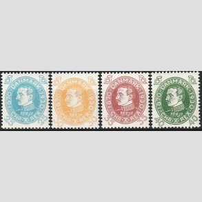 FRIMRKER DANMARK | 1930 - AFA 192-95 - Chr. X 60 r 25-40 re - Postfrisk