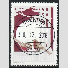 FRIM�RKER DANMARK | 2013 - AFA 1758A - Vinterstemning - 12,50 Kr. fra miniark - Pragt Stemplet