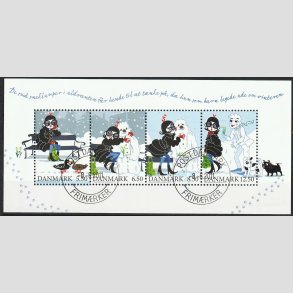 FRIM�RKER DANMARK | 2010 - AFA 1640 - Vintereventyr - Miniark flerfarvet - Pragt Stemplet 