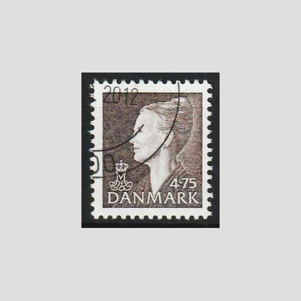 FRIMRKER DANMARK | 1997 - AFA 1153 - Dronning Margrethe - 4,75 Kr. brun - Pnt stemplet 