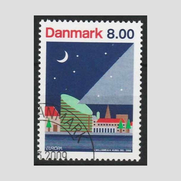 FRIMRKER DANMARK | 2009 - AFA 1577 - Astronomi - 8,00 Kr. flerfarvet - Flot hjrnestemplet