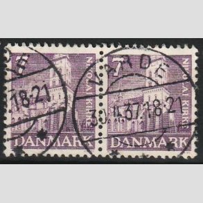 FRIM�RKER DANMARK | 1936 - AFA 230 - Reformationen 7 �re violet i par - Stemplet Varde