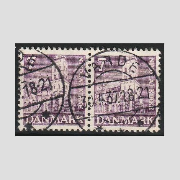 FRIMRKER DANMARK | 1936 - AFA 230 - Reformationen 7 re violet i par - Stemplet Varde