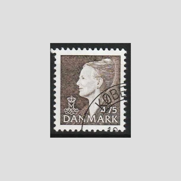 FRIMRKER DANMARK | 1997 - AFA 1153 - Dronning Margrethe - 4,75 Kr. brun - Pnt stemplet 