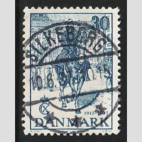 FRIM�RKER DANMARK | 1937 - AFA 242 - Chr. X 25 �re jubil�um 30 �re bl� - Lux Stemplet Silkeborg