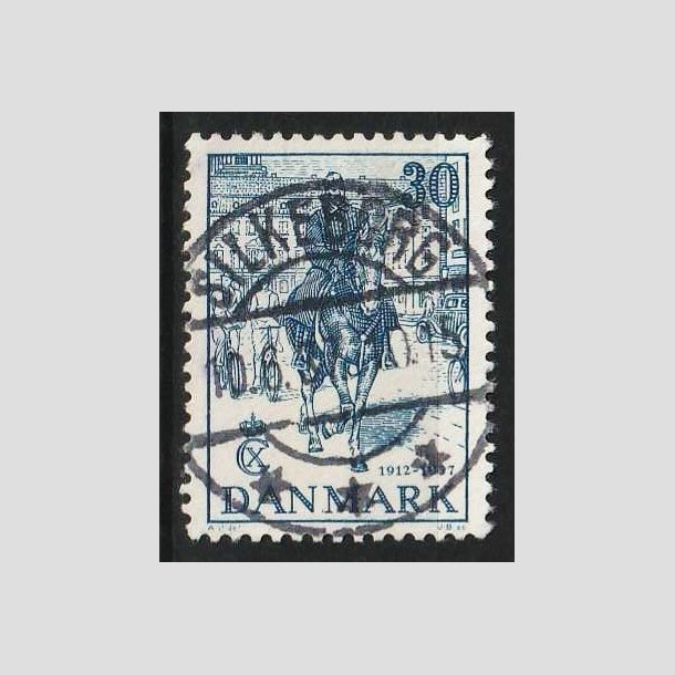 FRIMRKER DANMARK | 1937 - AFA 242 - Chr. X 25 re jubilum 30 re bl - Lux Stemplet Silkeborg